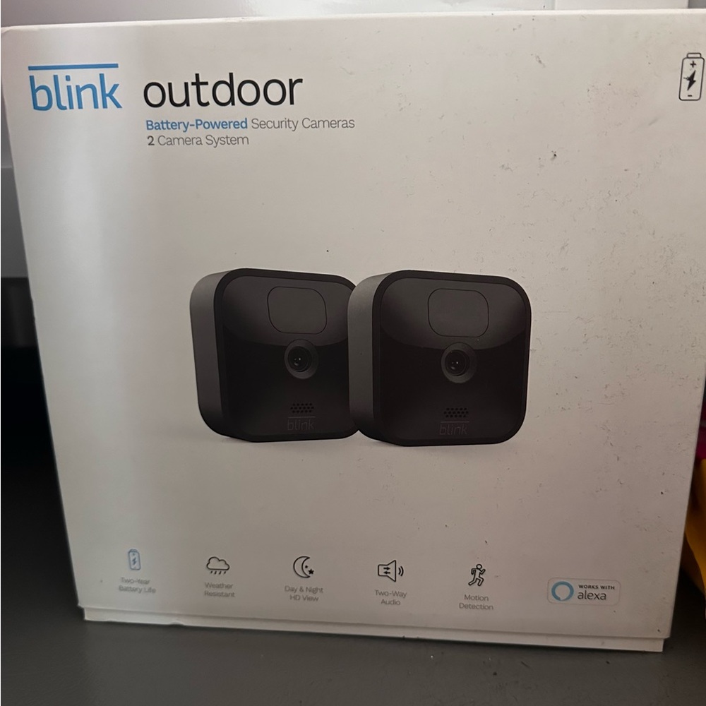 Blink outdoors security cameras